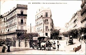 2344- Alger-Mustapha - Rue de la Liberte et la Rue Sadi-Carnot